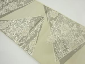 リサイクル　花唐草模様織り出し袋帯